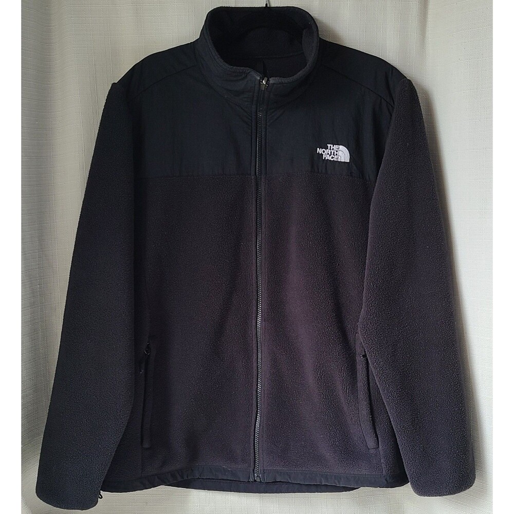 The North Face Denali Fleece Jacket Womans XXL Black Full Zip Polartec Outdoor